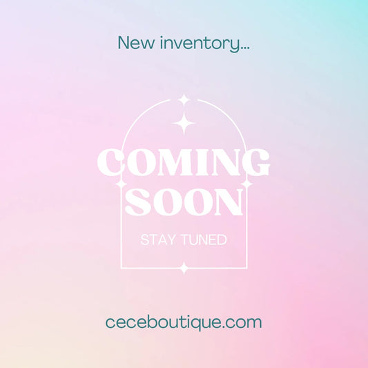 New inventory coming soon!